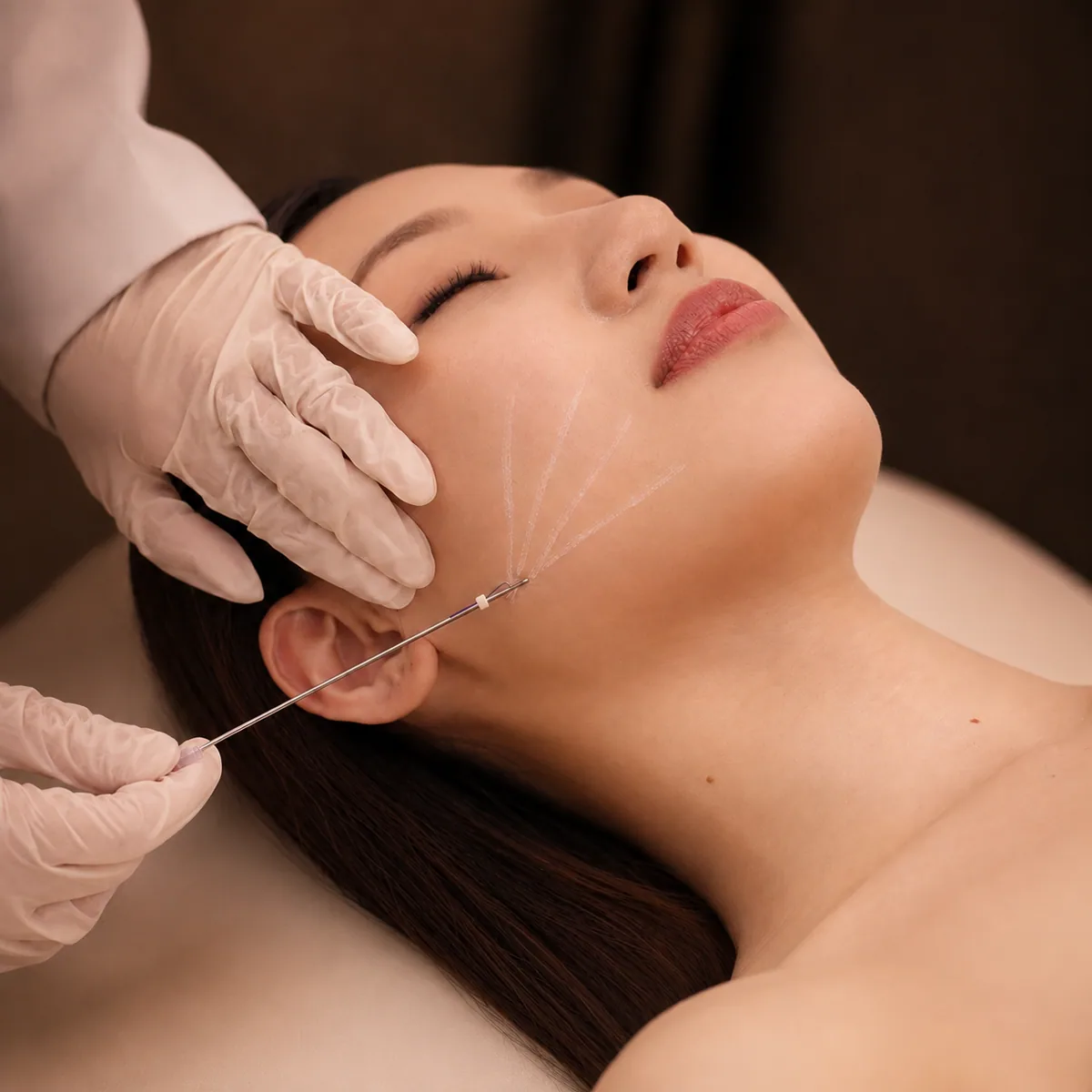 Face Thread Lift treatment step 4