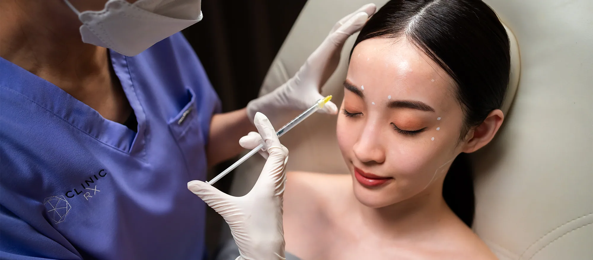 AestheFill treatment in progress